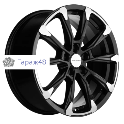 Khomen Wheels KHW1808 Chery Tiggo 8/8 Pro R18 / 7.5J PCD 5x108 ET 47 ЦО 60.1 Литые Black-FP