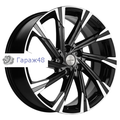 Khomen Wheels KHW1901 ix35 R19 / 7.5J PCD 5x114.3 ET 45 ЦО 67.1 Литые Black-FP