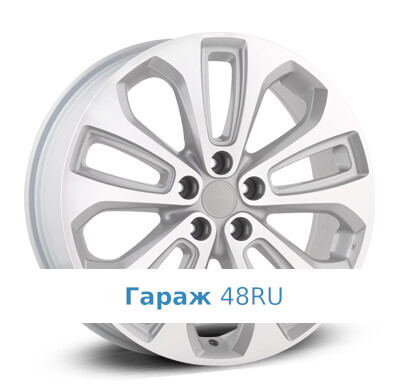 LegeArtis HND124 R17 / 7J PCD 5x114.3 ET 47 ЦО 67.1 Литые Серебристый с полированной лицевой поверхностью