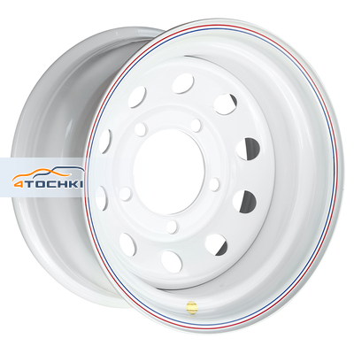 LS Ленд Ровер R16 / 8J PCD 5x165.1 ET -24 ЦО 125 Штампованные Белый