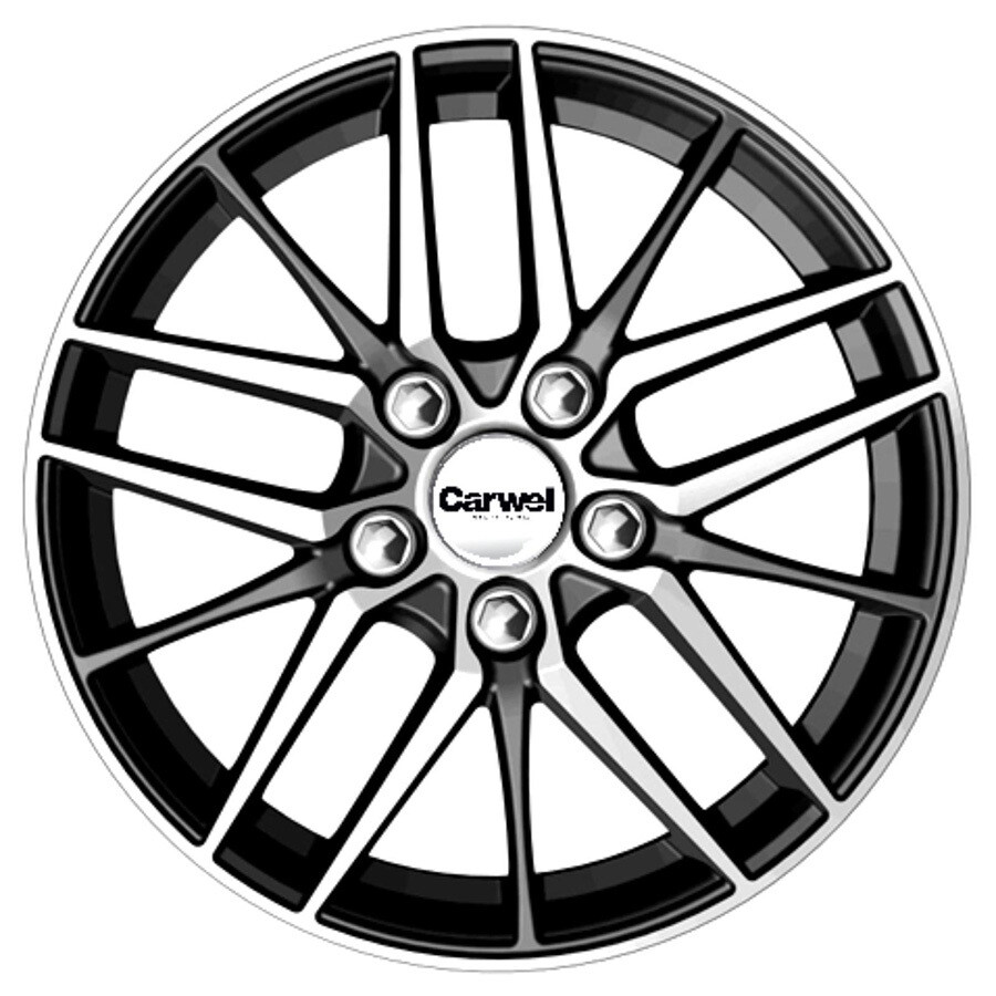 Carwel Лача R16 / 6.5J PCD 5x114.3 ET 38 ЦО 67.1 Литые Бронзовый с полированной лицевой поверхностью