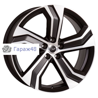 Lizardo 5601 R20 / 8.5J PCD 5x108 ET 45 ЦО 67.1 Литые Черный матовый с полированной лицевой поверхностью