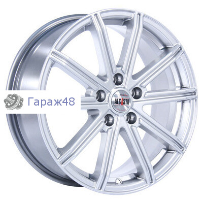 Alcasta M64 R16 / 6.5J PCD 5x114.3 ET 46 ЦО 67.1 Литые Серебристый