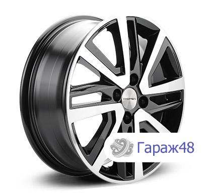 LS 1609 R16 / 6J PCD 4x100 ET 41 ЦО 60.1 Литые Черный с полированной лицевой поверхностью