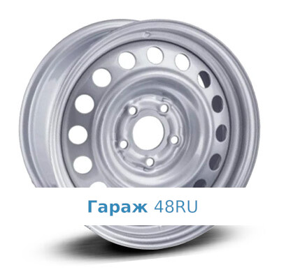 Trebl X40009 R16 / 6.5J PCD 5x114.3 ET 41 ЦО 67.1 Штампованные Серебристый