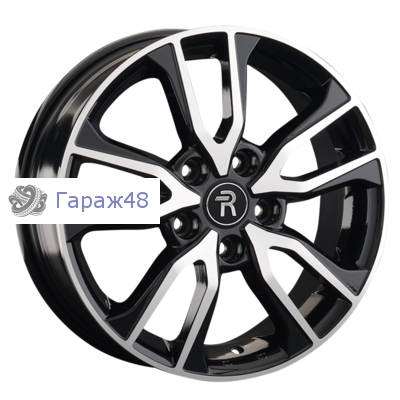 Replay HND225 R16 / 6J PCD 5x114.3 ET 50 ЦО 67.1 Литые Черный с полированной лицевой поверхностью