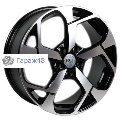 RST R067 (Sportage) R17 / 7J PCD 5x114.3 ET 35 ЦО 67.1 Литые Черный с полированной лицевой повехностью