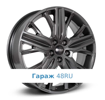 Skad KL-375 R18 / 6.5J PCD 5x108 ET 52 ЦО 60.1 Литые Графит