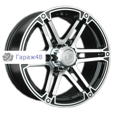 LS 473 R17 / 8J PCD 6x139.7 ET 25 ЦО 106.1 Литые Черный с полированной лицевой поверхностью