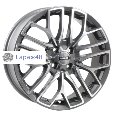 Neo 781 R17 / 6.5J PCD 4x100 ET 43 ЦО 60.1 Литые Графит с полированной лицевой поверхностью