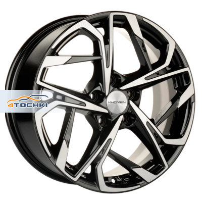 Khomen Wheels KHW1716 Changan CS35/CS35 Pro R17 / 7J PCD 5x110 ET 46 ЦО 63.3 Литые Black-FP