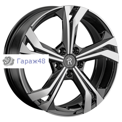 Replay SB95 R18 / 7J PCD 5x114.3 ET 48 ЦО 56.1 Литые Черный с полированной лицевой поверхностью