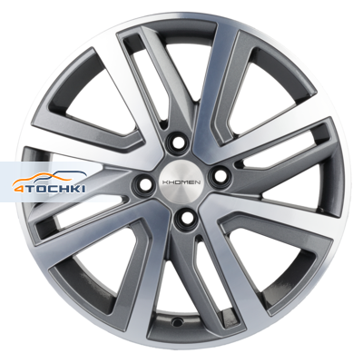 Khomen Wheels KHW1609 Stepway R16 / 6J PCD 4x100 ET 37 ЦО 60.1 Литые Gray-FP