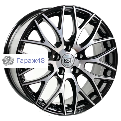 RST R147 (i40) R17 / 7.5J PCD 5x114.3 ET 46 ЦО 67.1 Литые Черный с полированной лицевой повехностью