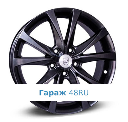 Tech Line 734 R17 / 6.5J PCD 5x114.3 ET 46 ЦО 67.1 Литые Черный