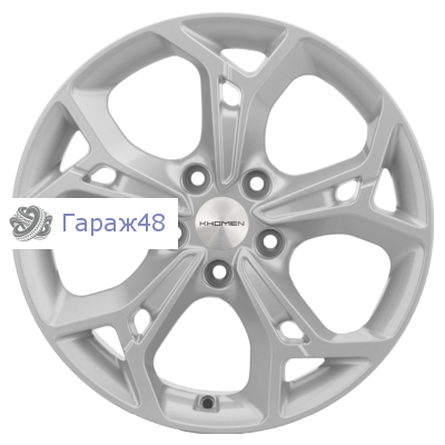 Khomen Wheels KHW1702 Sportage R17 / 7J PCD 5x114.3 ET 48.5 ЦО 67.1 Литые F-Silver