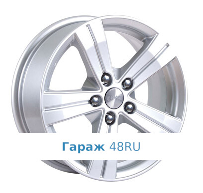 Skad Mitsar R16 / 6.5J PCD 5x108 ET 38 ЦО 67.1 Литые Серебристый