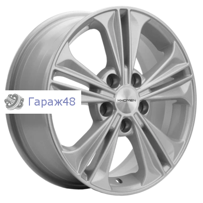 Khomen Wheels KHW1603 Soul R16 / 6J PCD 5x114.3 ET 47 ЦО 67.1 Литые F-Silver