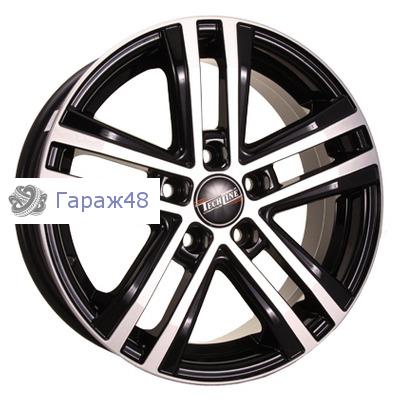 Tech Line 645 R16 / 6.5J PCD 5x112 ET 33 ЦО 57.1 Литые Черный с полированной лицевой повехностью