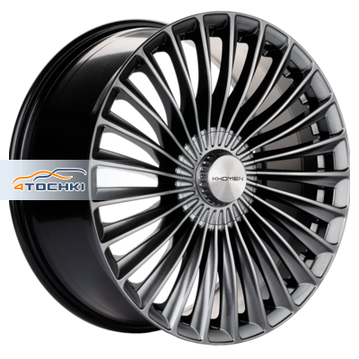 Khomen Wheels KHOMEN 2008 TURBO II Vito R20 / 8.5J PCD 5x112 ET 48 ЦО 66.6 Литые Dark Chrome