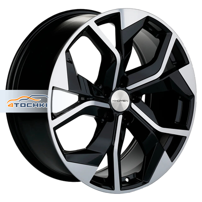 Khomen Wheels KHW2006 Q8 R20 / 8.5J PCD 5x112 ET 20 ЦО 66.5 Литые Black-FP