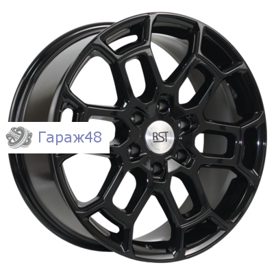 RST R072 LC R20 / 8.5J PCD 6x139.7 ET 25 ЦО 106.1 Литые Черный с полированной лицевой поверхностью
