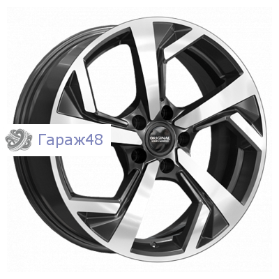 Skad KL-328 R18 / 7J PCD 5x108 ET 35 ЦО 67.1 Литые Черный с полированной лицевой поверхностью