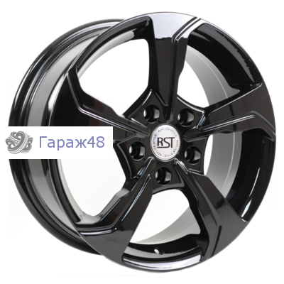 RST R026 (Polo) R16 / 6.5J PCD 5x100 ET 40 ЦО 57.1 Литые Черный с полированной лицевой поверхностью