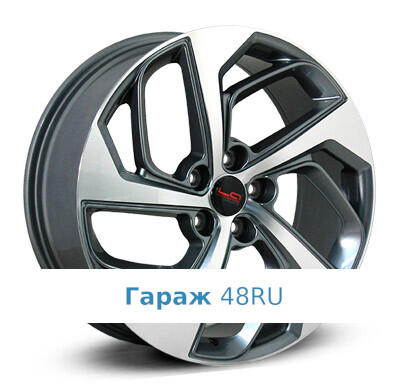 LegeArtis HND251 R19 / 7.5J PCD 5x114.3 ET 49.5 ЦО 67.1 Литые Графит с полированной лицевой поверхностью