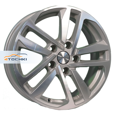 Khomen Wheels KHW1612 Huyndai/Mazda R16 / 6.5J PCD 5x114.3 ET 45 ЦО 67.1 Литые F-Silver-FP