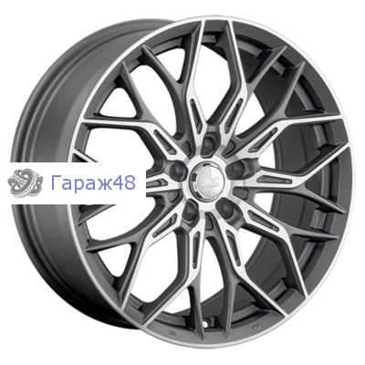 LS 1355 R15 / 6.5J PCD 4x98 ET 32 ЦО 58.6 Литые Графит матовый с полированной лицевой поверхностью