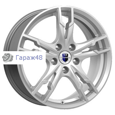 K&amp;K Солар (КС875) R17 / 7J PCD 4x100 ET 41 ЦО 60.1 Литые Серебристый
