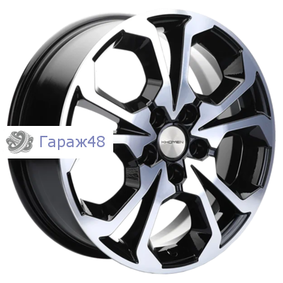 Khomen Wheels KHW1711 Haval/Honda R17 / 6.5J PCD 5x114.3 ET 50 ЦО 64.1 Литые Black-FP