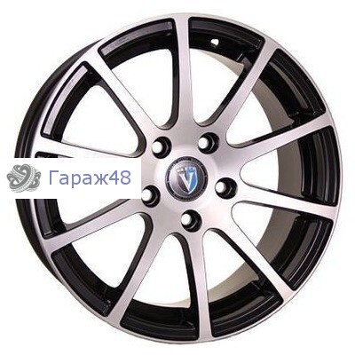 Venti 1603 R16 / 6.5J PCD 4x100 ET 42 ЦО 60.1 Литые Черный с полированной лицевой повехностью
