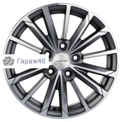 Khomen Wheels KHW1611 Changan CS35 R16 / 6.5J PCD 5x110 ET 46 ЦО 63.3 Литые Gray-FP