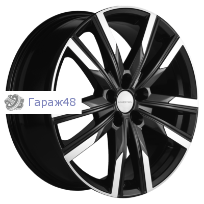 Khomen Wheels KHW1905 NX/RAV4 R19 / 7.5J PCD 5x114.3 ET 40 ЦО 60.1 Литые Black-FP