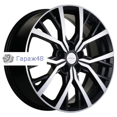 Khomen Wheels KHW1806 Koleos R18 / 7J PCD 5x114.3 ET 35 ЦО 66.1 Литые Black-FP