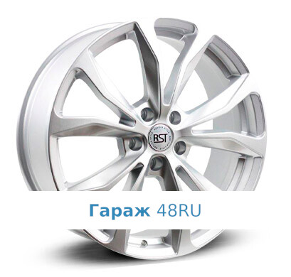 RST R009 R19 / 7.5J PCD 5x100 ET 30 ЦО 57.1 Литые Серебристый