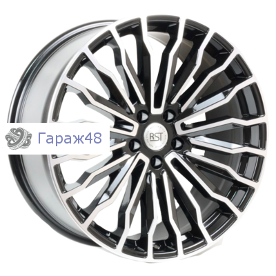 RST R032 (Volvo) R20 / 9J PCD 5x108 ET 38.5 ЦО 63.4 Литые Черный с полированной лицевой повехностью