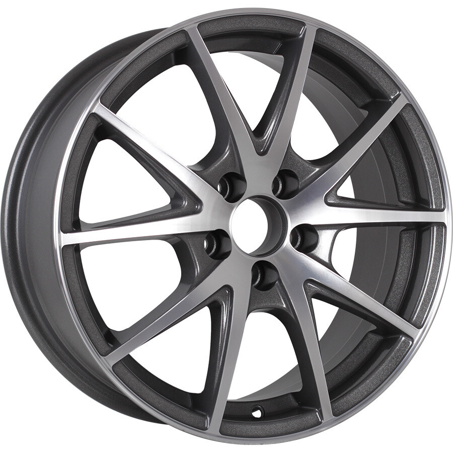 CrossStreet CR17 R16 / 6.5J PCD 5x100 ET 35 ЦО 57.1 Литые Графит с  полированной лицевой поверхностью купить в Липецке. Цены и фото в  интернет-магазин Гараж. | Гараж48