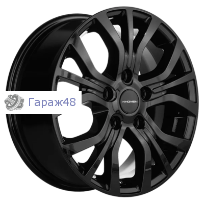 Khomen Wheels KHW1608 DFM 580 R16 / 6.5J PCD 5x110 ET 45 ЦО 67.1 Литые Черный