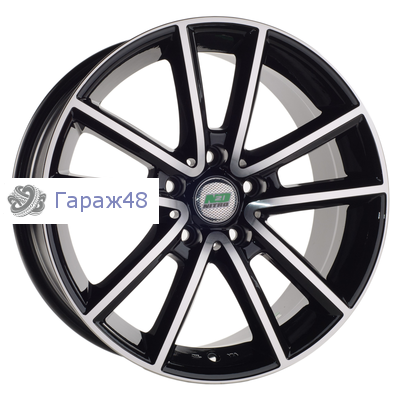 Nitro N2O Y9100 R17 / 7.5J PCD 5x112 ET 40 ЦО 66.6 Литые Черный с полированной лицевой поверхностью