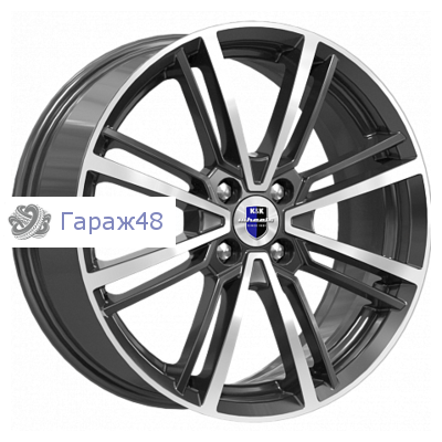 K&amp;K Эрфурт (КС898) R17 / 7J PCD 5x114.3 ET 40 ЦО 67.1 Литые Черный с полированной лицевой поверхностью
