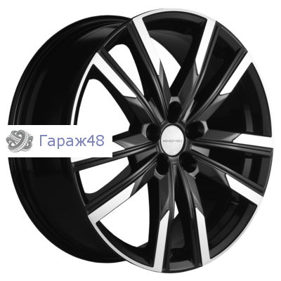 Khomen Wheels KHW1905 Geely Atlas/Atlas Pro R19 / 7.5J PCD 5x114.3 ET 45 ЦО 60.1 Литые Black-FP