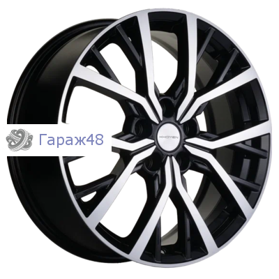 Khomen Wheels KHW1806 Tucson R18 / 7J PCD 5x114.3 ET 51 ЦО 67.1 Литые Black-FP