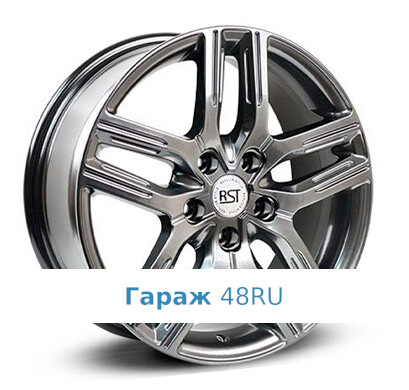 RST R127 R17 / 7J PCD 5x114.3 ET 47 ЦО 67.1 Литые Графит