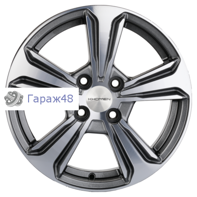 Khomen Wheels KHW1502 Vesta R15 / 6J PCD 4x100 ET 50 ЦО 60.1 Литые G-Silver-FP