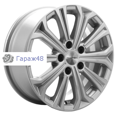 Khomen Wheels KHW1610 Focus R16 / 6.5J PCD 5x108 ET 50 ЦО 63.3 Литые F-Silver