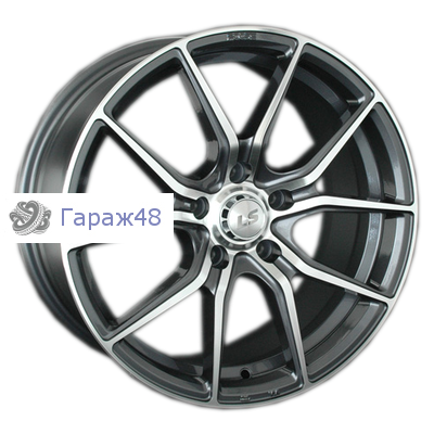LS 8106 759 R17 / 7.5J PCD 5x114.3 ET 45 ЦО 73.1 Литые Графит с полированной лицевой поверхностью