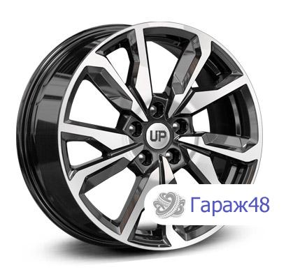 LS Up114 R17 / 7J PCD 5x114.3 ET 40 ЦО 66.1 Литые Черный с полированной лицевой поверхностью